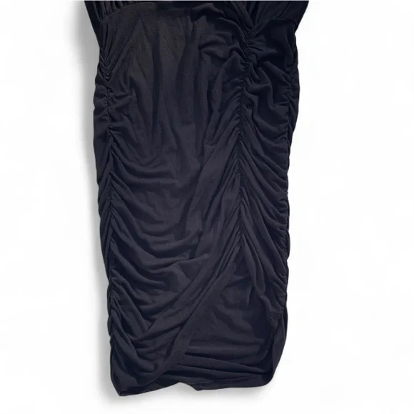 NWOT Express x Olivia Culpo Asymmetrical Surplice Sheath Dress - S - Picture 4 of 6